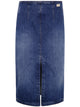 Elisabetta Franchi Denim Midi Skirt