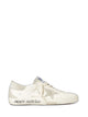 Golden Goose White Ice Leather Flat Shoes