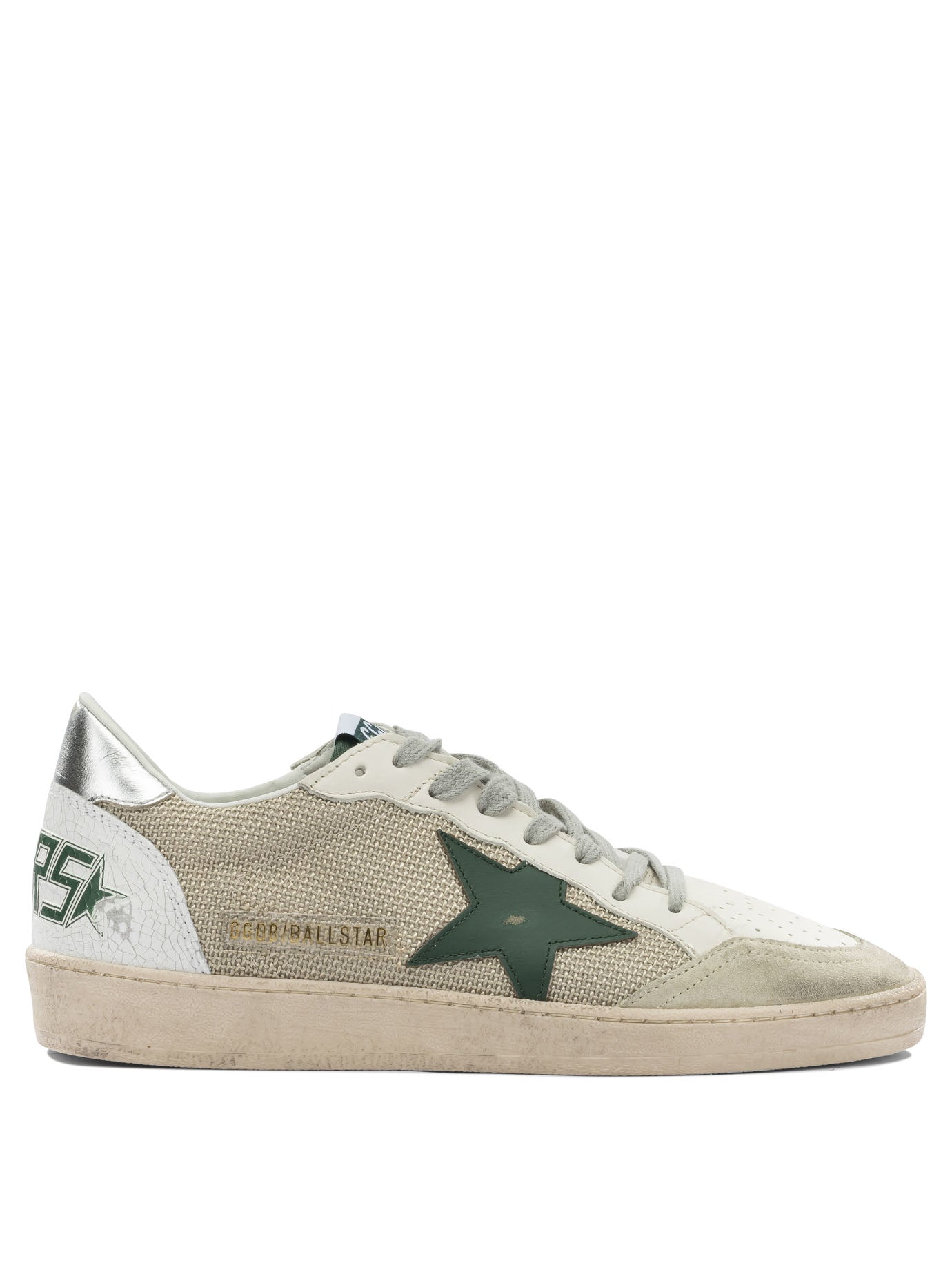 Golden Goose White Polyester Leather Sneakers