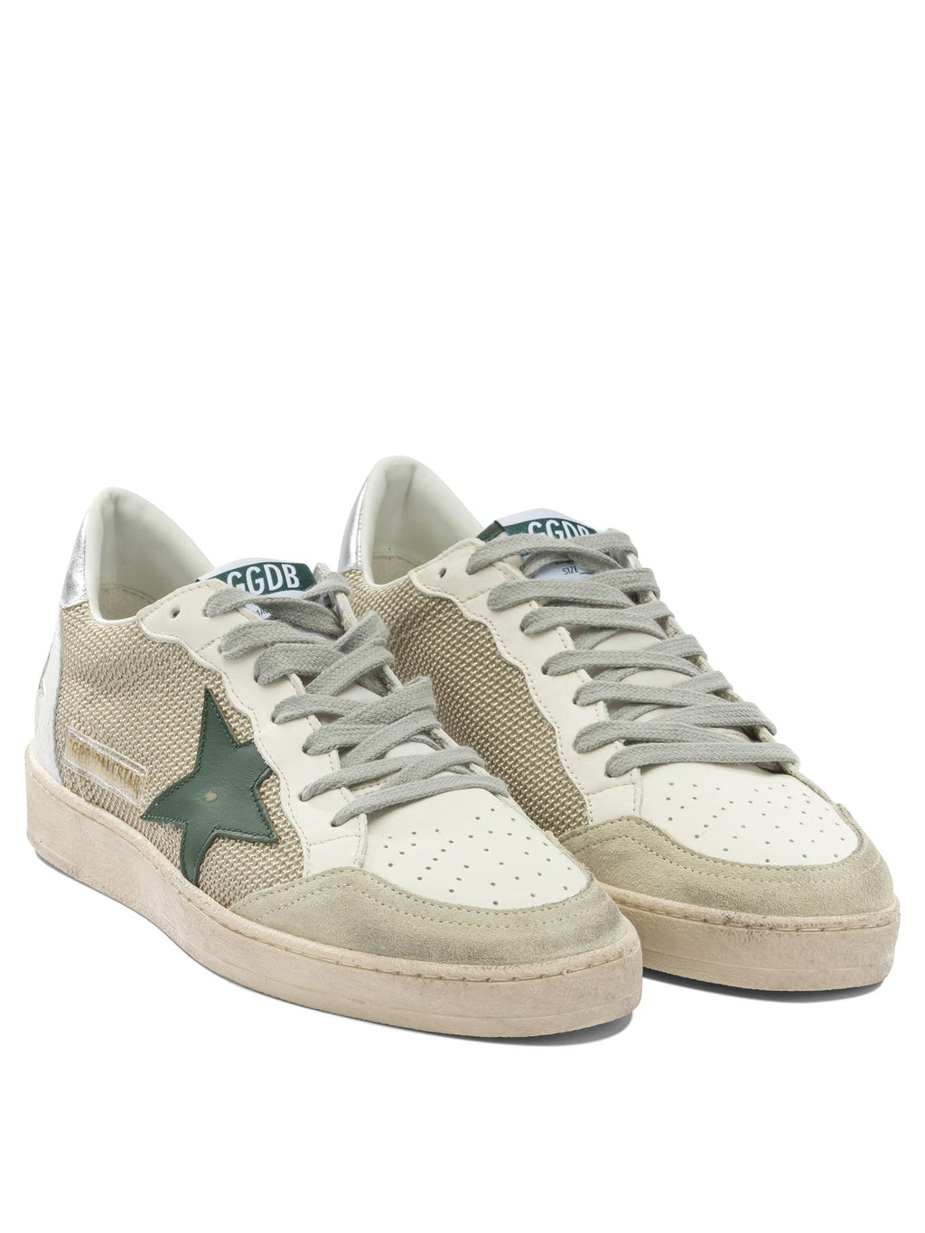 Golden Goose White Polyester Leather Sneakers