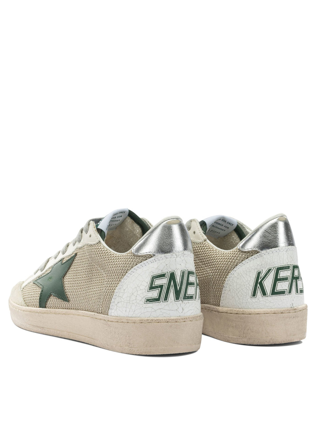 Golden Goose White Polyester Leather Sneakers