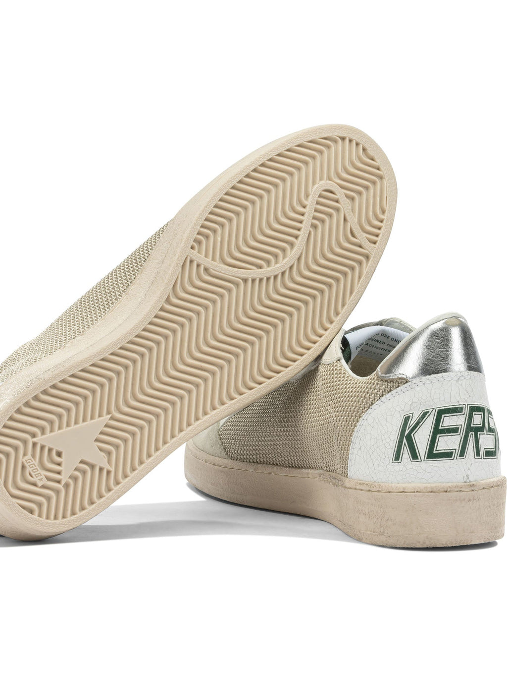 Golden Goose White Polyester Leather Sneakers