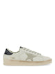 Golden Goose Stardan Sneakers With Ice-Gray Suede Star And Blue Heel Tab