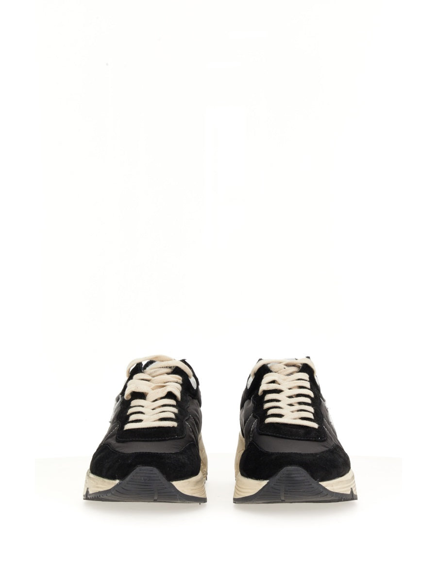 Golden Goose Running Sole Sneaker Black/White