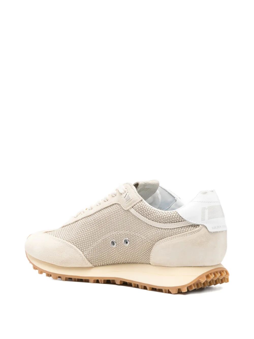 Golden Goose "Running Marathon" Mesh Upper Suede Toe Leather Heel