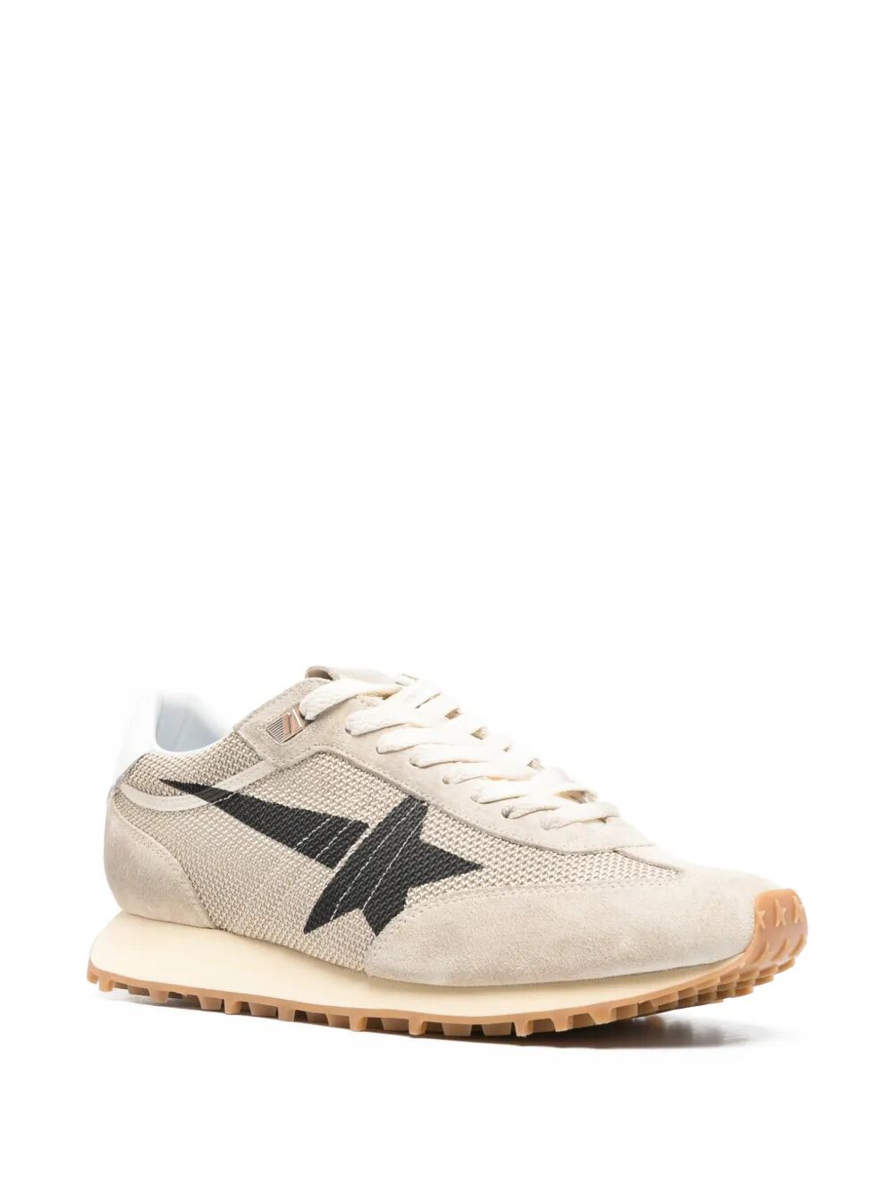 Golden Goose "Running Marathon" Mesh Upper Suede Toe Leather Heel