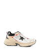 Golden Goose Lightstar Sneakers In White/Grey/Red