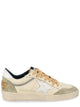Golden Goose Ball Star Nappa Leather Sneakers With Suede Inserts And Crack Leather Star And Heel Tab