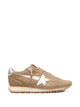 Golden Goose "Running Marathon" Suede Upper Toe Tongue And Spur Leather Star Laminated Nappa Heel