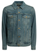 Golden Goose Denim Jacket Light Blue Cotton Polyester
