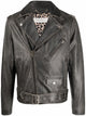 Golden Goose "Golden M`S Chiodo" Jacket Distressed Bull Leather