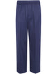 Golden Goose Straightleg Trousers In Cottonwool Blend, Dark Blue