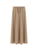 Herno Beige Polyester Modal Wool Skirt