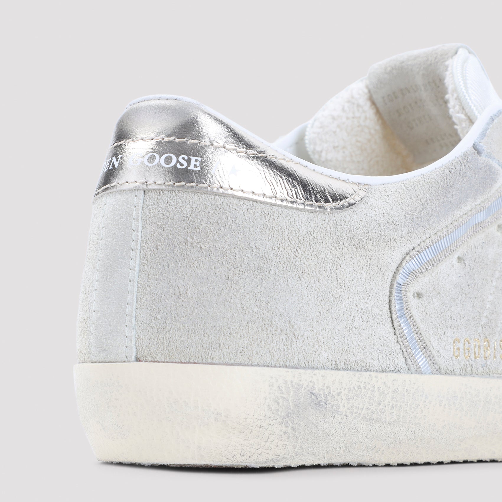 Golden Goose Superstar Beige/Platinum Suede Sneakers