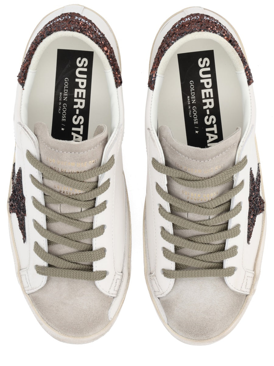 Golden Goose Super Star Leather Upper Suede Toe
