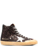 Golden Goose "Francy Penstar" Glitter Upper Suede Toe Leather Star And List