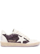 Golden Goose Ballstar Glitter Upper Leather Toe