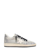 Golden Goose Silver Leather Flat Shoes