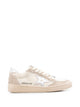 Golden Goose "Ballstar" Crochet Fabric Upper Suede Tpe Ad Spur Laminated Star And Heel Sneakers