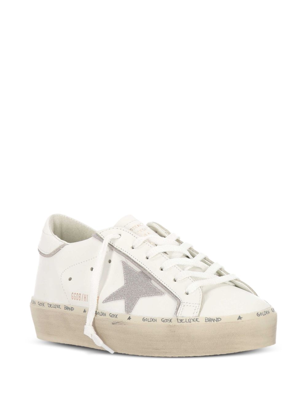 Golden Goose Hi Star Leather Sneakers