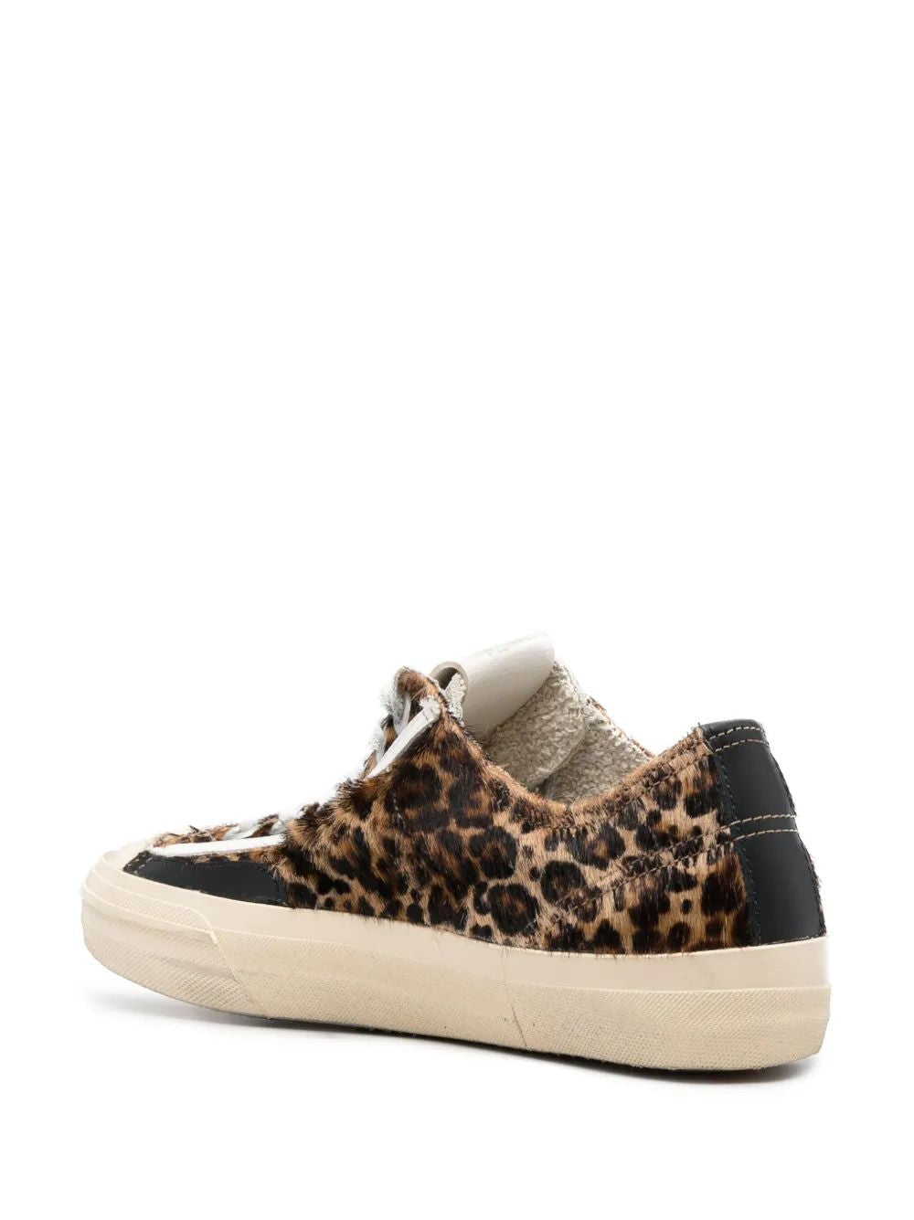 Golden Goose V-Star 2 Leopard Horsy