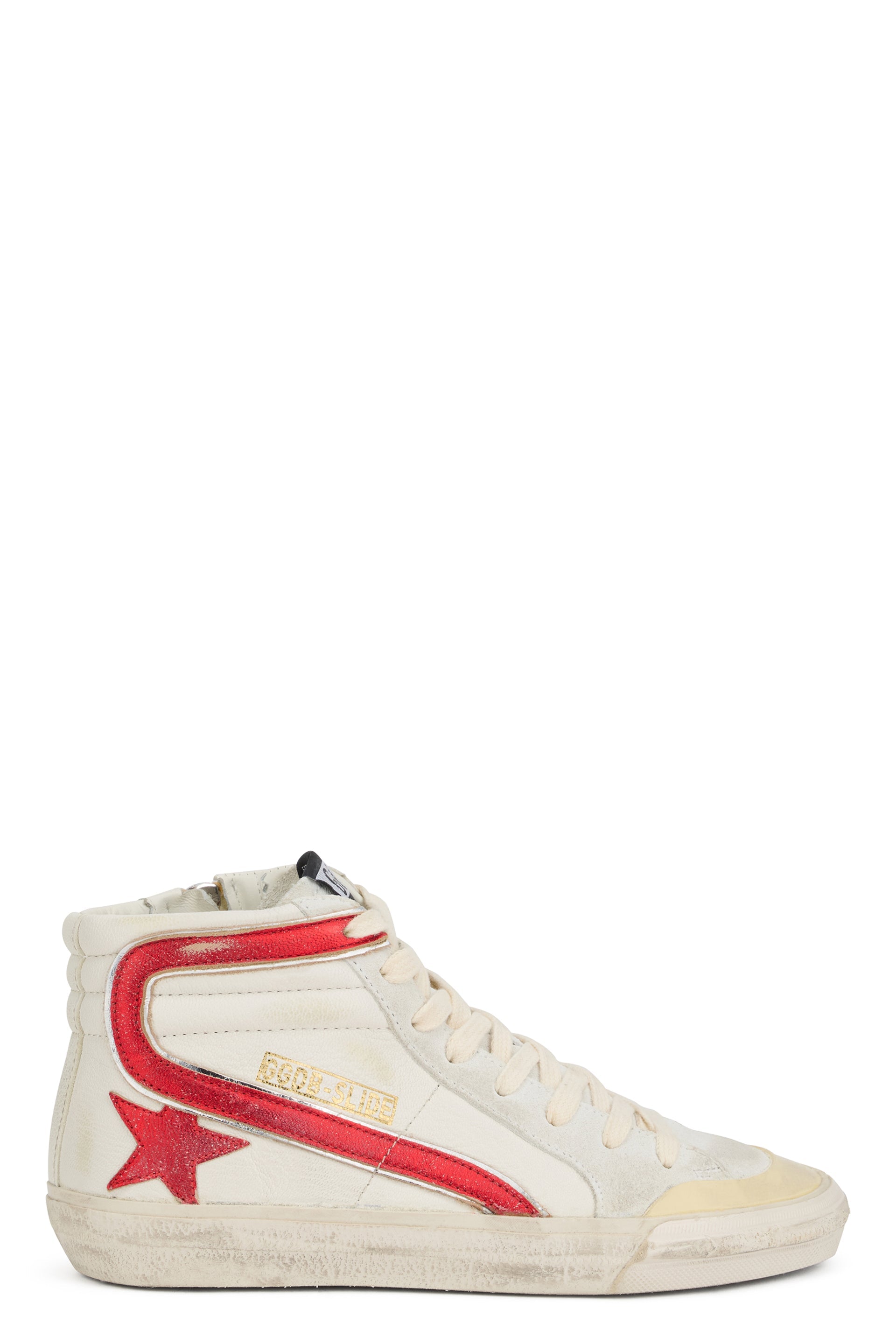 Golden Goose High Leather Sneaker Slides