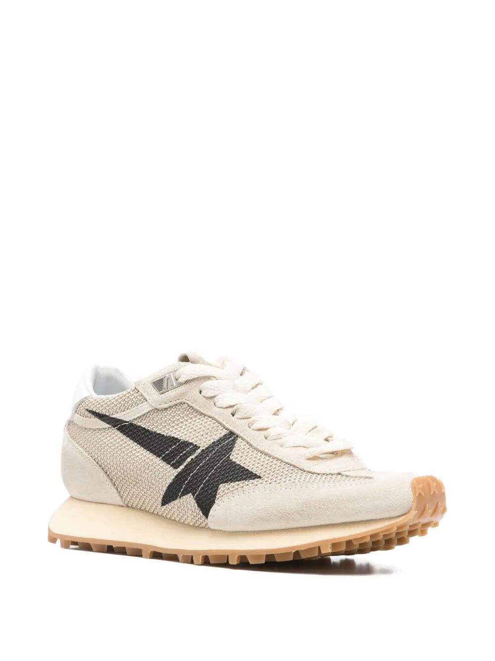 Golden Goose "Running Marathon" Mesh Upper Suede Toe Leather Heel