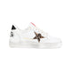 Golden Goose Golden Goose Ball Star White Woman's Sneakers With Leopard Pony Star