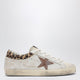 Golden Goose White And Beige Super-Star Sneakers With Pony Hair Details