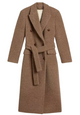 Golden Goose  Greige Wool-Blend Belted Coat