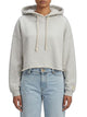 Golden Goose "Star W`S" Oversize Cropped Hoodie Heavy Fleece Destroyed Wash Star Label