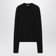Dolce & Gabbana  Black Ribbed Wool Sweater