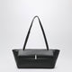 Savette Symmetry Trapeze Bag In Black Leather