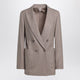 Max Mara  Double-Breasted Cashmere Jacket In Dove Color