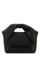 Jw Anderson Black Leather Small Twister Handbag