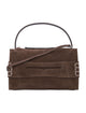 Jw Anderson Loafer Suede And Calf Leather Bag In Brown
