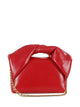 Jw Anderson Leather Shoulder Bag With Twisted Handle