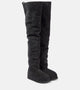 Amina Muaddi Heidi Thigh High Boot 15 Crosta Bla