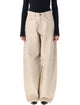 Haikure Ivory Wide Leg Trousers