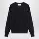 Ami Paris Navy Blue Ami De Coeur Sweater