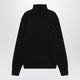 Ami Paris Ami De Coeur Turtleneck Sweater In Black