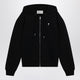 Ami Paris Ami De Coeur Black Zip-Up Sweatshirt