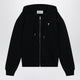 Ami Paris Ami De Coeur Black Zip-Up Sweatshirt