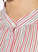 Isabel Marant Etoile Sapha Blouse White With Red And Black Stripes