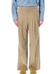 Ami Paris Low Waist Wide Trousers