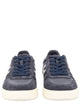 Hogan Navy Blue Suede Flat Shoes
