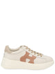 Hogan Beige Side Logo Flat Shoes