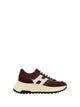 Hogan Burgundy Suede Sneakers