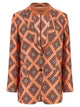 Alberto Biani Tie Print Blazer