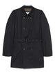 Herno Double Breasted Trench Coat In Dean